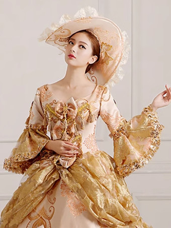 女性用レーストリム刺繍つば広ビクトリア朝風帽子 パーティー用