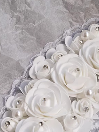 レディース ウェディング ファン レース デコレーション 手持ち 折りたたみ 扇子