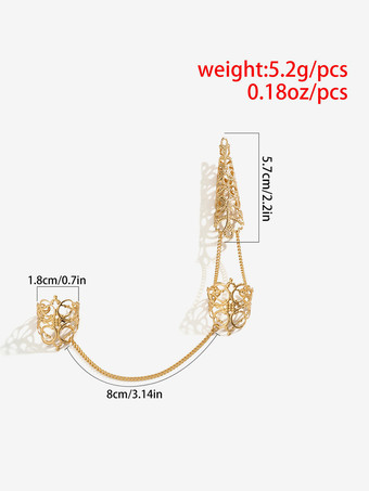 ゴシック フィンガー ネイル チップ クロー ナックル フィンガー リング 女性用 2025