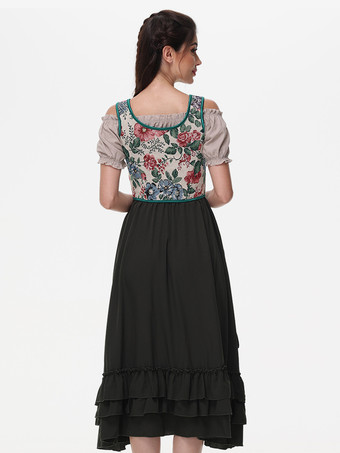 ヴィンテージコルセット ヴィンテージ婦人服 ポリエステルフリル