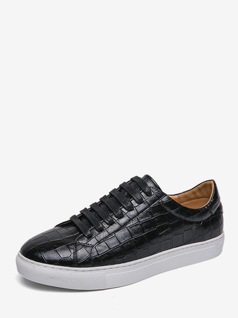 ブラック メンズ スニーカー スリッポン ラウンドトゥ プラットフォーム チャンキー ウォーキングシューズ カジュアル 快適 ロートップ ハイキングシューズ