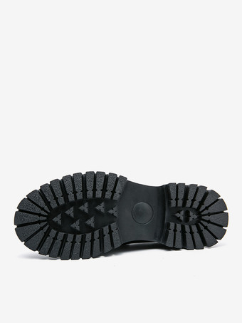 メンズ ペニーローファー レザー ノンスリップ プラットフォーム チャンキー スリッポン ペニーシューズ ラウンドトゥ ラグソール カジュアル フォーマルシューズ