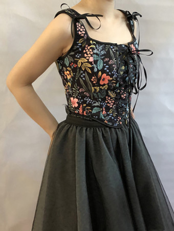 ヴィンテージコルセット ヴィンテージ婦人服 ポリエステルリボン ポリエステル