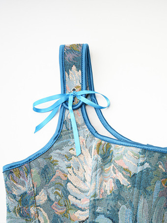 ヴィンテージコルセット ヴィンテージ婦人服 ポリエステルリボン ポリエステル