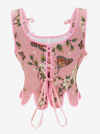 ヴィンテージコルセット ヴィンテージ婦人服 ポリエステルリボン ポリエステル