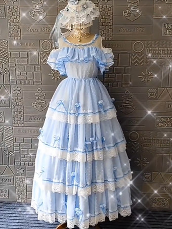 姫ロリータドレス ポリエステル ノースリーブ ジャンパー ロマンス スウィート ロッコ コスチューム パーティー ロリータドレス