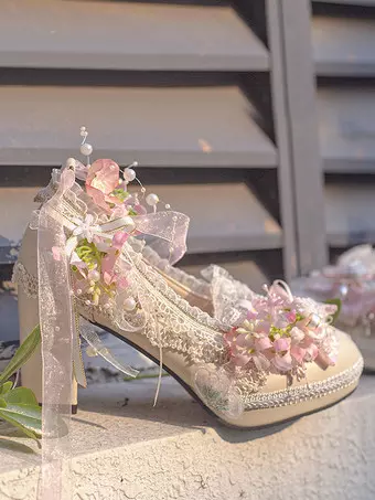 purple shoes wedding dress Wedding Shoes for Bride, Lavender Bridal Heel,3'' 4'' Handmade Purple Lilac  Lace Open Peep Toe Vintage Look Satin Butterfly Pearl Engagement