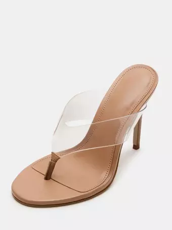 Sandales Femme Compensées Rétro en Textile - Beige - Talon Compensé Sandales Femme Compensées Rétro en Textile - Beige - Talon Compensé