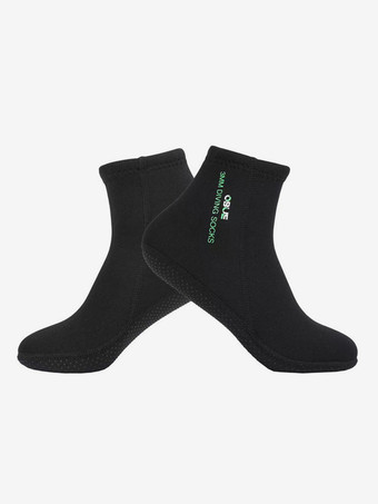 ブラック 2025年夏向けユニセックス滑り止めダイビングソックス