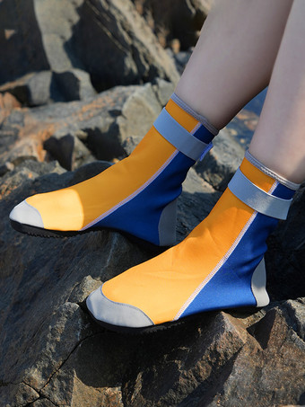 イエローユニセックス 滑り止めビーチソックス 2025