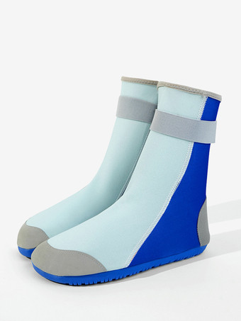 ライトスカイブルーユニセックス 滑り止めビーチソックス 2025