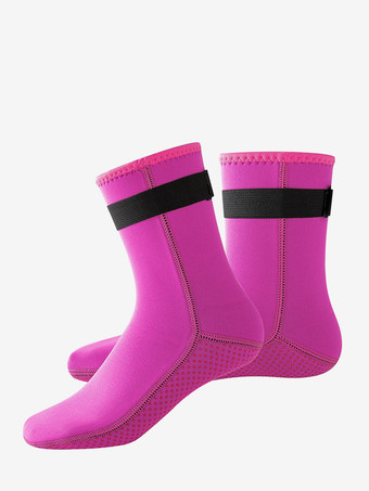 ピンクユニセックス滑り止めダイビングソックス 2025