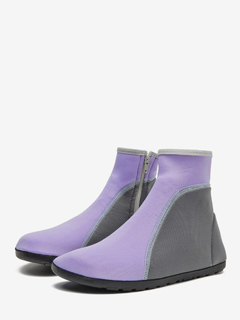 パープル 軽量ジップアップビーチソックス 2025