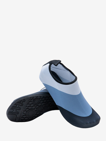 ブルー 滑り止め付きプリントビーチソックス（女性用）2025年モデル