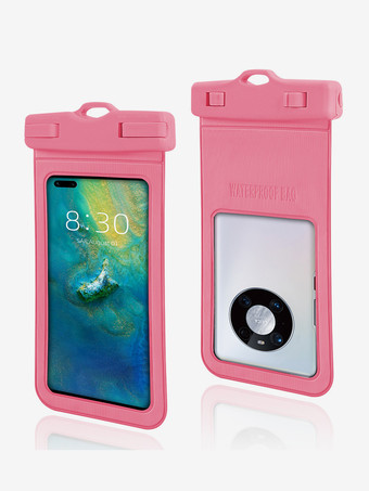 ピンク安全な防水携帯電話ポーチ 2025