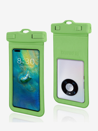 グリーン 安全な防水携帯電話ポーチ 2025