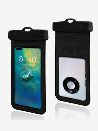ブラック 安全な防水携帯電話ポーチ 2025