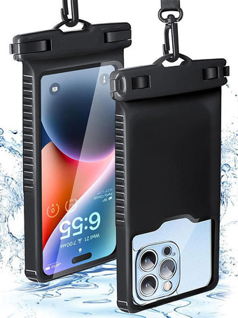 デュアルコンパートメント防水携帯電話ポーチ IPX8 30m深度