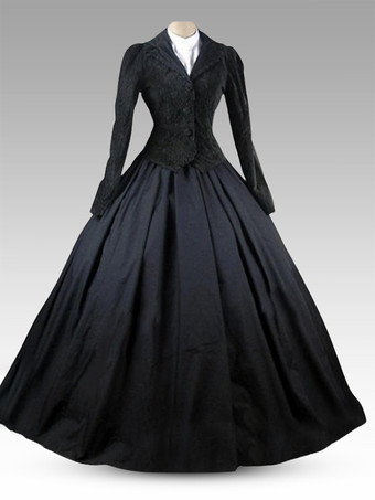 Viktorianisches Damenkleid Polyester   Damenbekleidung  -Kleidung