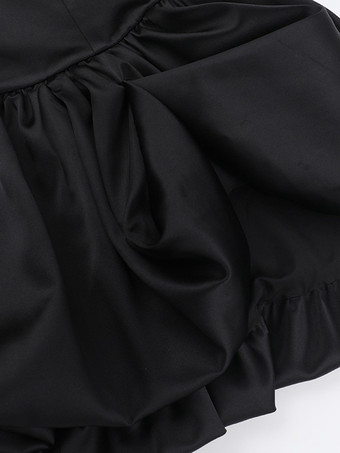 ストラップレスミニドレス、フリル裾、フィットボディス、女性用バースデーパーティードレス 2025