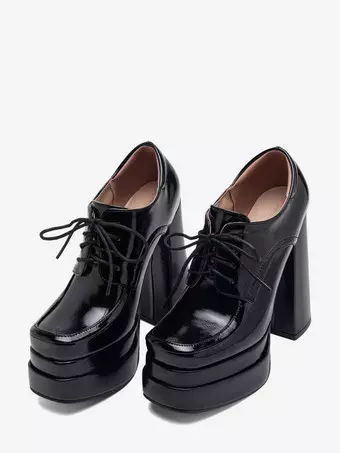 black lace up dress shoes for women Tawop Women Shoes Womens Dress Shoes Work Shoes Flats Round Toe Casual Lace-Up Suede Black 6.5, Women's, Size: Small