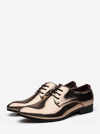 メンズドレスシューズ レースアップ パテントレザー ダービーシューズ ブロックヒール スリッポン ローカット フォーマルシューズ