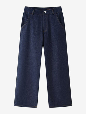 デニムツーピースコーデセット 春コーデ ベルト付きトップスとワイドレッグパンツ レディース 2025