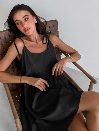 2025年夏向けレディースショートシフトドレス