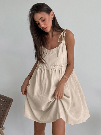 2025年夏向けレディースショートシフトドレス