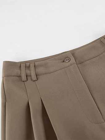 夏のツーピースコーデセット（アシンメトリートップスとストレートパンツ）レディース 2025