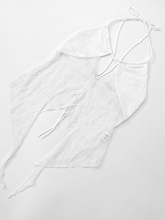 夏 3点セット ホルターネック トップス、レース ミニドレス、パンティ レディース 2025