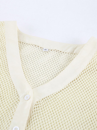 アプリコット色のニットツーピースコーデセット（レディース用、長袖Vネックトップスとショートパンツ、2025年）