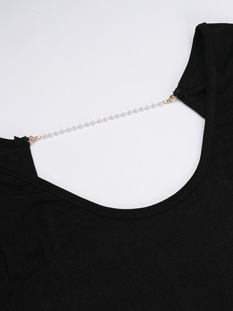 オープンバックマキシパーティードレス 長袖 クルーネック ロングドレス レディース 2025