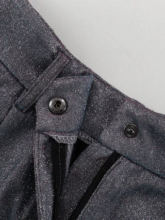 光沢のあるツーピースセット クロップドジャケット＆ショートパンツ レディース 2026