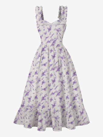 スイートハートヴィンテージドレス ノースリーブ ヘップバーンスタイル ミディドレス レディース 2025