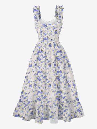 スイートハートヴィンテージドレス ノースリーブ ヘップバーンスタイル ミディドレス レディース 2025