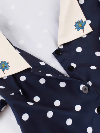 ドット柄ミディ丈ヴィンテージドレス（ベルト付き）ヘップバーンスタイル サマーコーデセット（レディース 2025年）