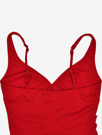 深めのVネック パーティードレス ハイスリット ノースリーブ ロングドレス レディース 2026