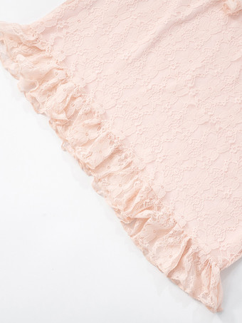 ソフトピンクのレースドレス Vネック ボディコン ミニドレス レディース 2025