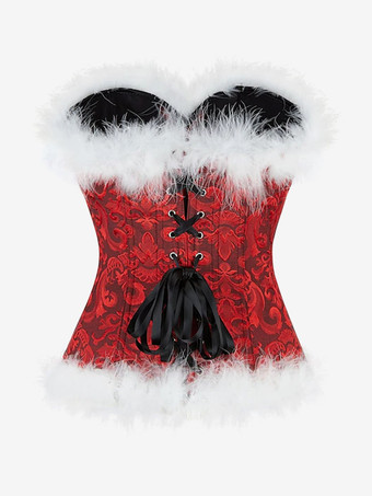 ヴィンテージ クロージング ヴィンテージ コルセット ヴィンテージ レディース クロージング レッド レースアップ コルセット 大人用 花柄 女の子用 クラシック