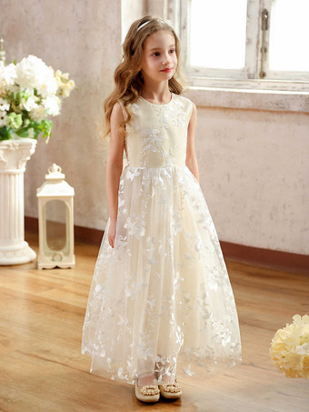 ウェディングパーティードレス 格安フラワーガールドレス 子供用社交パーティードレス ウェディング ウェディングフラワーガールドレス フラワーガールドレス ノースリーブ