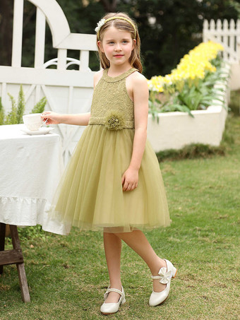 女の子のパーティードレス、フラワーガールドレス、ウェディング、キッズ社交パーティードレス、ウェディングフラワーガールドレス、フラワーガールドレス、ノースリーブの花