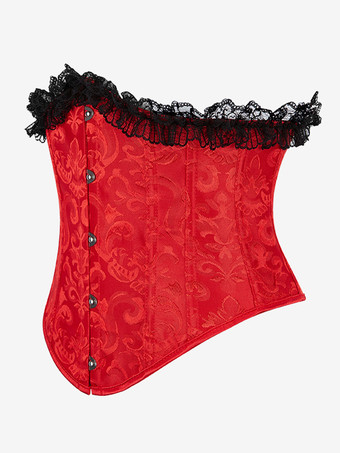 ヴィンテージ クロージング ヴィンテージ コルセット ヴィンテージ レディース クロージング レッド レース コルセット 大人 レディース シック