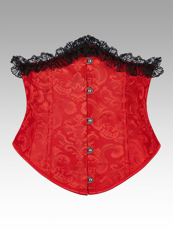レッド ヴィンテージ クロージング ヴィンテージ コルセット ヴィンテージ レディース クロージング レッド レース コルセット 大人 レディース シック