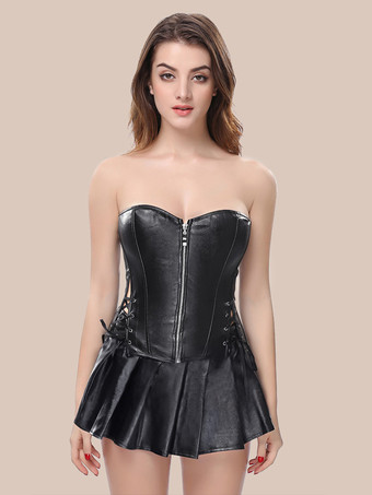 ヴィンテージ クロージング ヴィンテージ コルセット ヴィンテージ レディース クロージング ブラック レースアップ コルセット 大人 レディース シック