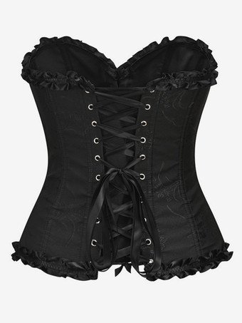ヴィンテージ クロージング ヴィンテージ コルセット ヴィンテージ レディース クロージング ブラック レースアップ コルセット 大人 レディース シック