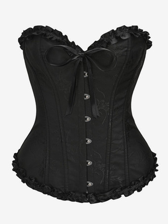 ブラック ヴィンテージ クロージング ヴィンテージ コルセット ヴィンテージ レディース クロージング ブラック レースアップ コルセット 大人 レディース シック