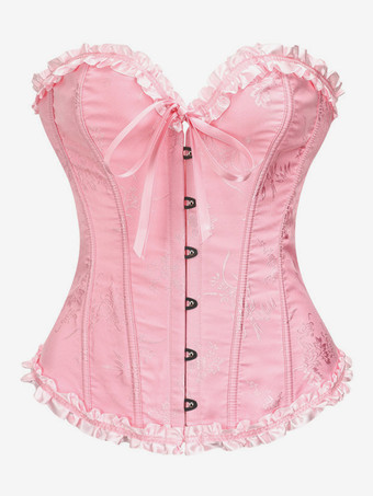 ピンクヴィンテージ クロージング ヴィンテージ コルセット ヴィンテージ レディース クロージング ブラック レースアップ コルセット 大人 レディース シック