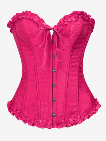 ローズレッドヴィンテージ クロージング ヴィンテージ コルセット ヴィンテージ レディース クロージング ブラック レースアップ コルセット 大人 レディース シック