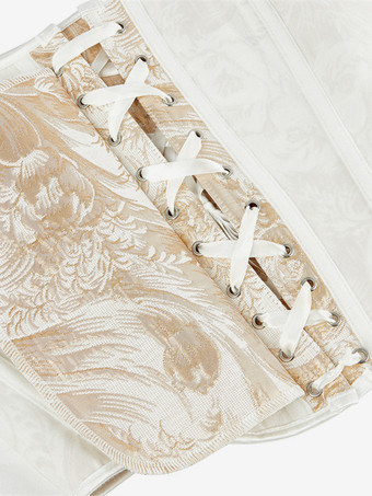 ヴィンテージ クロージング ヴィンテージ コルセット ヴィンテージ レディース クロージング ゴールド レースアップ コルセット 大人用 プリント レディース シック